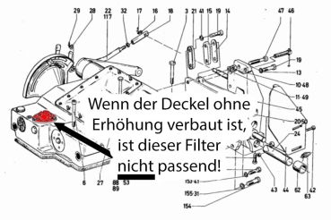 Preview: Hydraulikölfilter Deutz 05 & 06 Serie groß